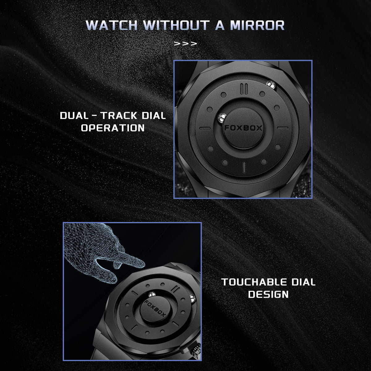 Foxbox/Outdoor Cool Magnetic Levitation Watch Men's High-Tech Creative Personality Concept Watch
