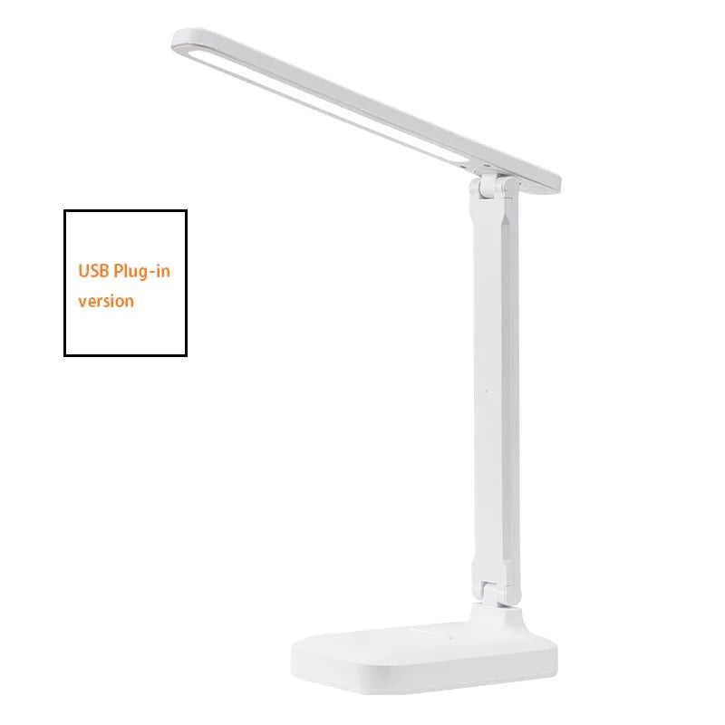Eye protection desk lamp touch dimming color adjustment desk charging bedside LED reading desk lamp