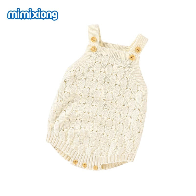 Baby Bodysuits Clothes Fashion Solid Knitted Newborn Bebes Body Suits Tops for Infant Boys Girls Jumpsuits Outfit One Piece Wear