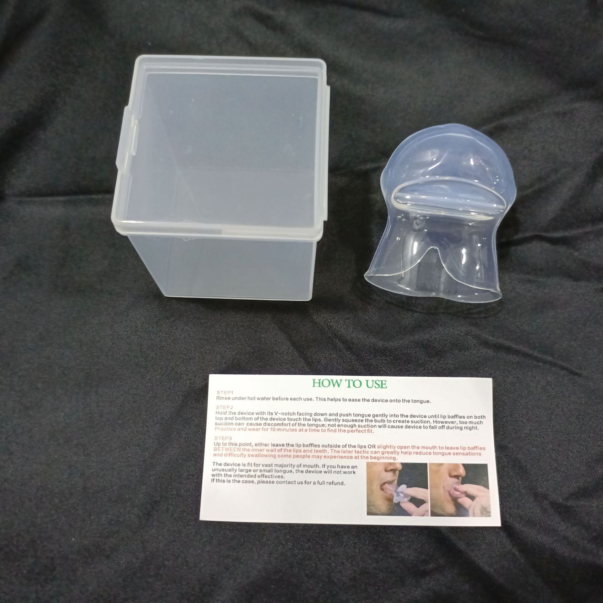 Anti snoring tongue sleeve device, anti snoring device, tongue silicone anti snoring respirator, sleep apparatus