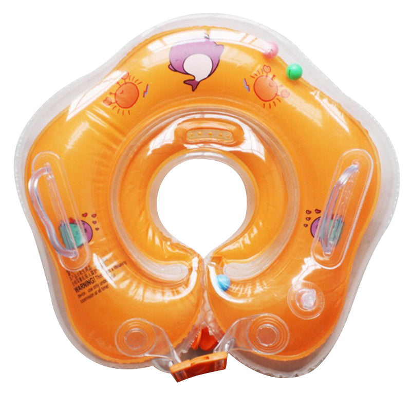 Baby Neck Ring Thickened Double Airbag Newborn Baby Swimming Ring Crystal Ring Inflatable Neck Ring Baby Swimming Ring