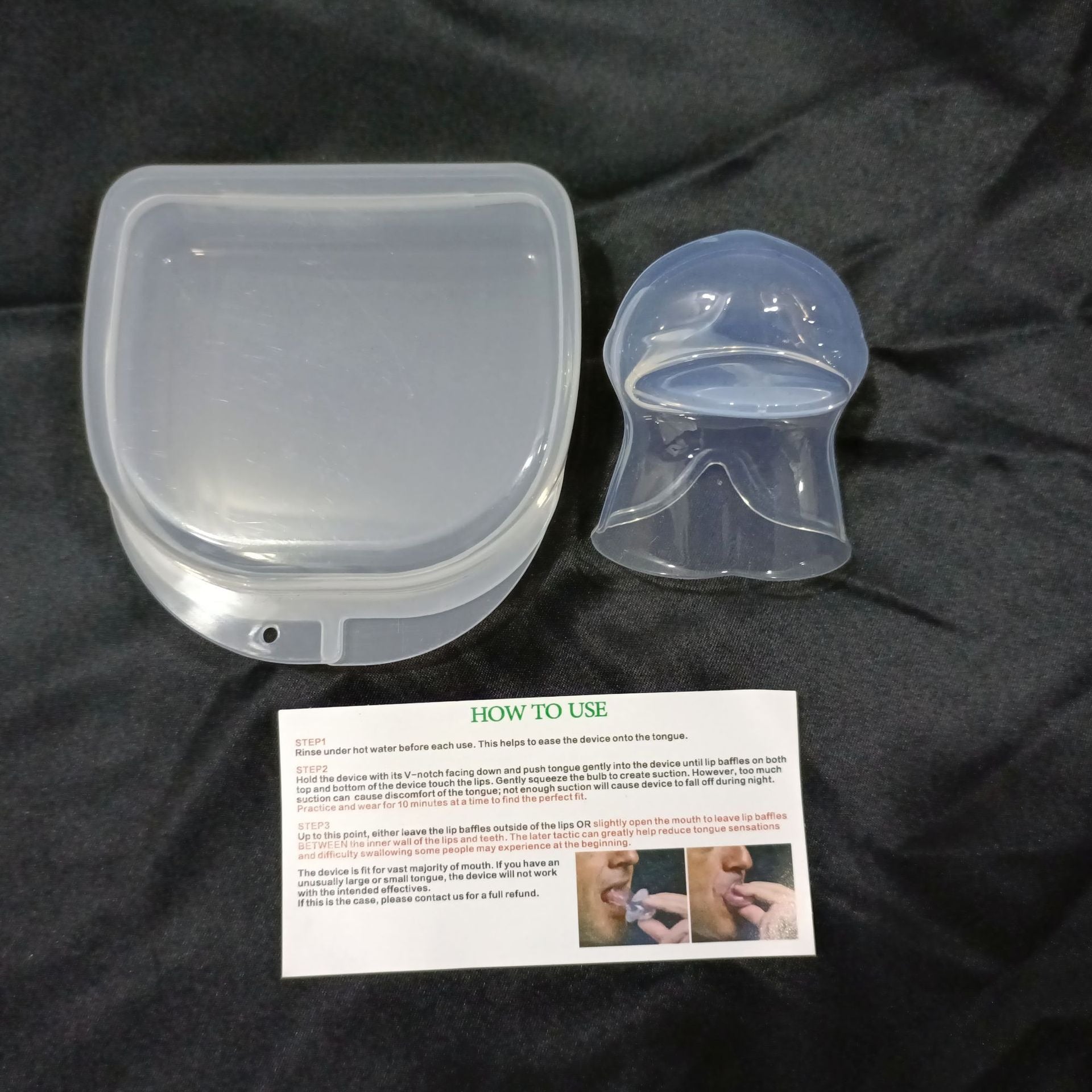 Anti snoring tongue sleeve device, anti snoring device, tongue silicone anti snoring respirator, sleep apparatus