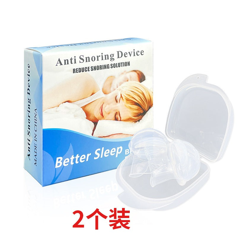 Anti snoring tongue sleeve device, anti snoring device, tongue silicone anti snoring respirator, sleep apparatus