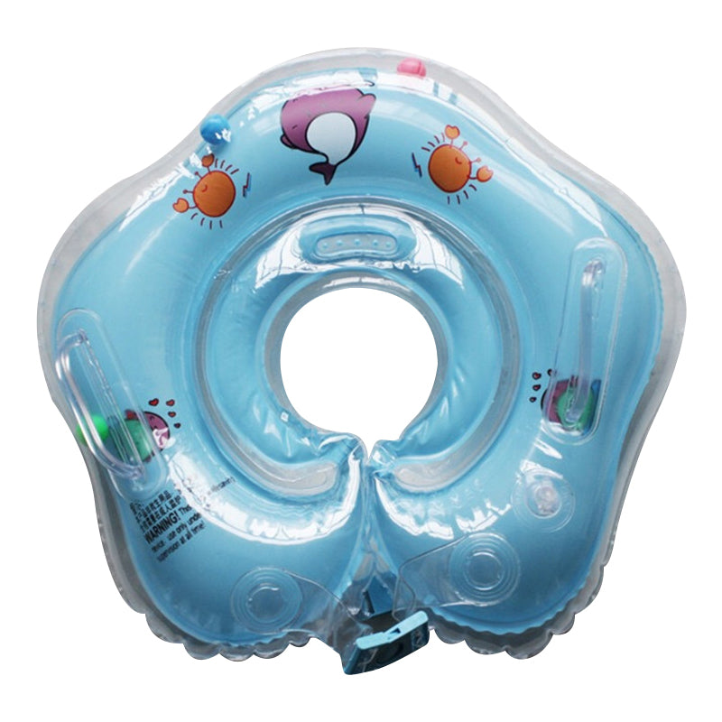 Baby Neck Ring Thickened Double Airbag Newborn Baby Swimming Ring Crystal Ring Inflatable Neck Ring Baby Swimming Ring