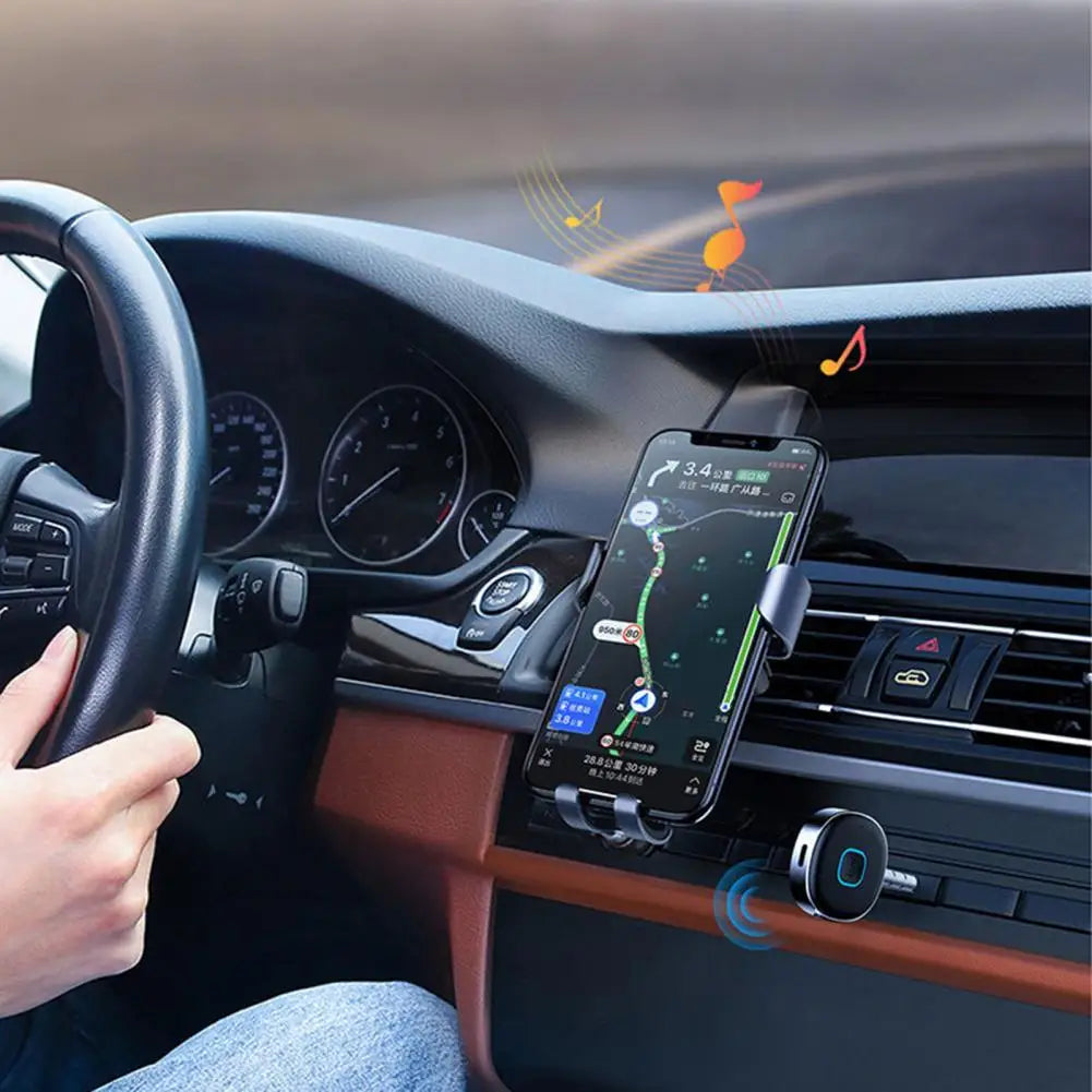 Car Bluetooth receiver, car audio player, lossless sound quality, dual connected device, plug and play