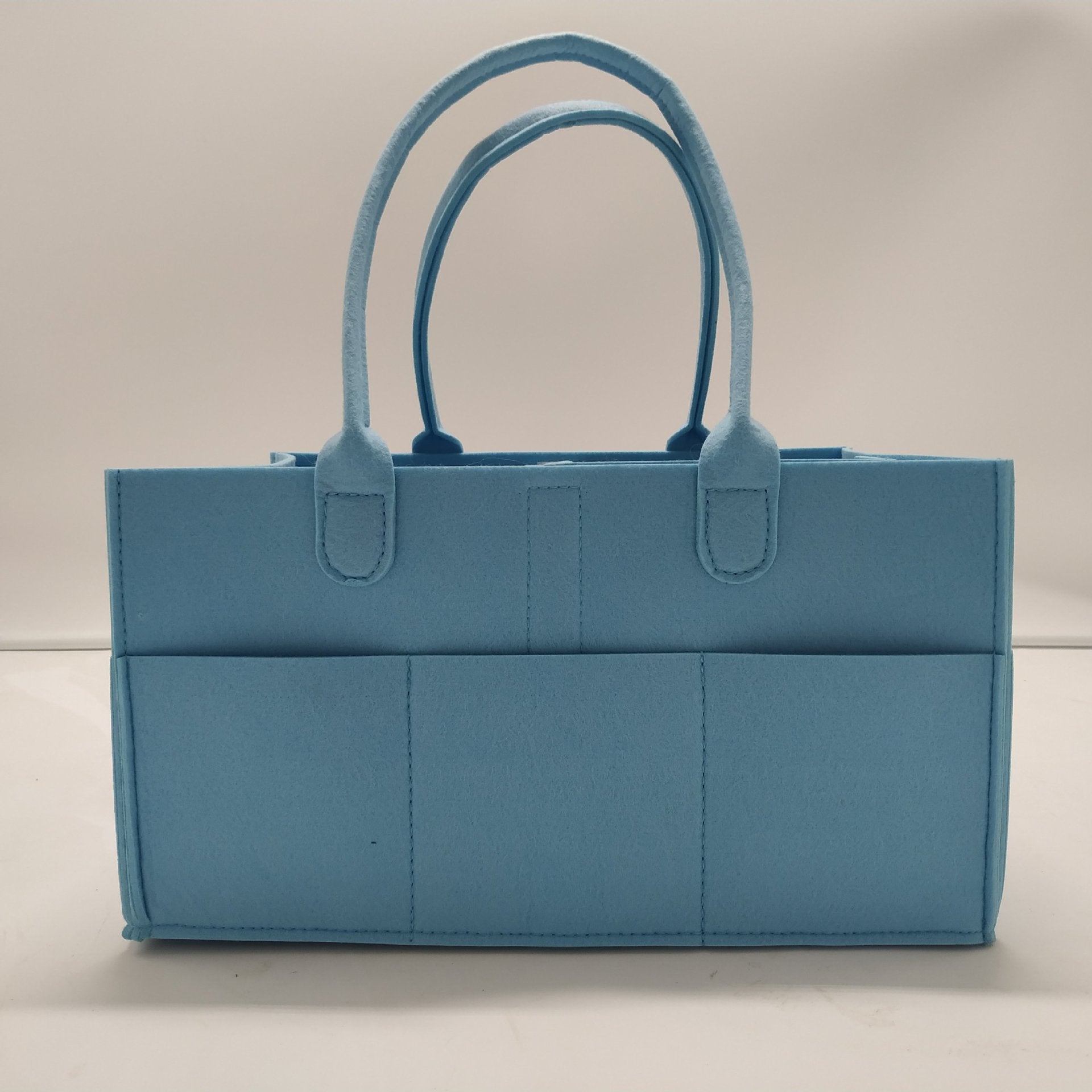 Felt Diaper Bag Baby Supplies Storage Basket Felt Diaper Bag Handbag Portable Mummy Bag Wear Resistant