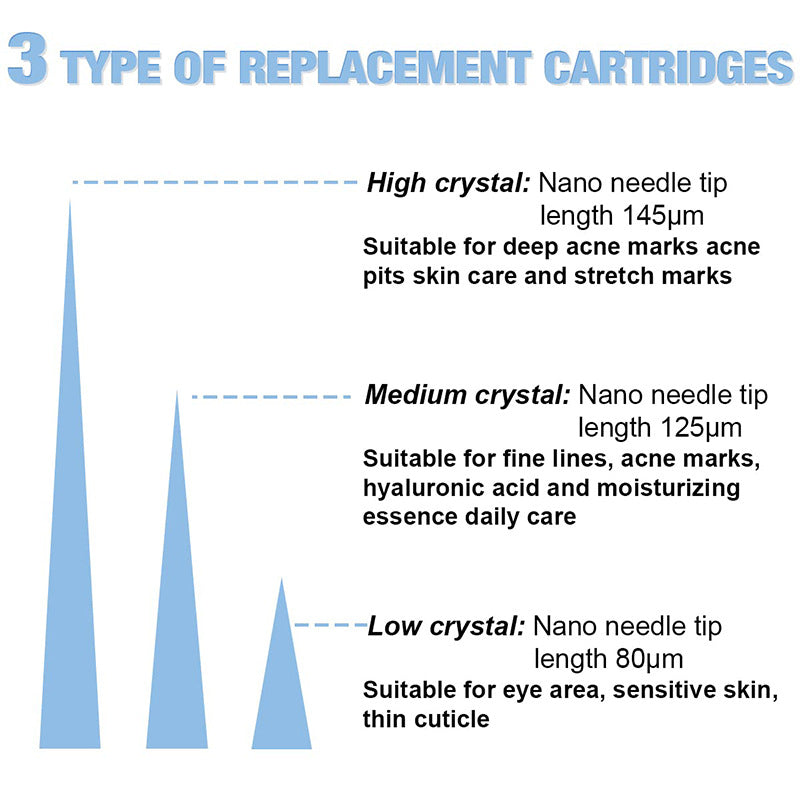 Electric nano-freckle and acne-removing beauty pen facial water light import resident face moisturizing nano crystal import instrument