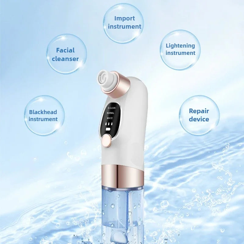Blackhead Remover Pore Vacuum Face Cleaner Electric Pimple Acne Black Head Removal USB Rechargeable Water Cycle Black Dot Remove