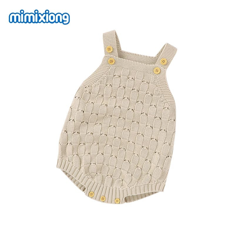 Baby Bodysuits Clothes Fashion Solid Knitted Newborn Bebes Body Suits Tops for Infant Boys Girls Jumpsuits Outfit One Piece Wear