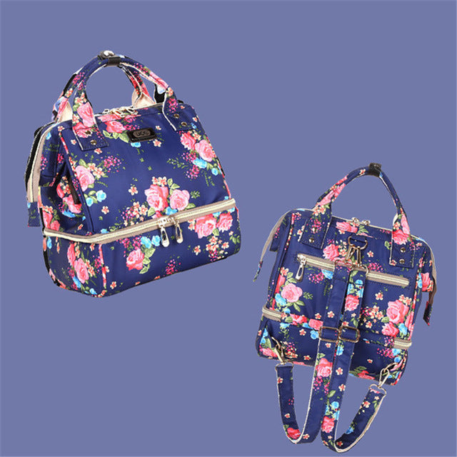 Fashion Mummy Maternity Diaper Bag Brand Large Capacity Baby Bag For Mom Thermal Insulation Travel Backpack For Baby Care