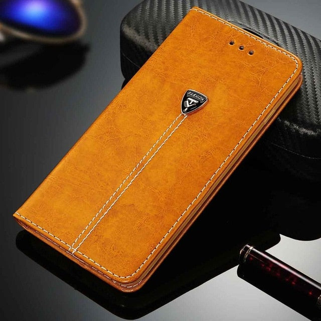 Flip Leather Phone Case Wallet Card Slots Cases Cover For iPhone