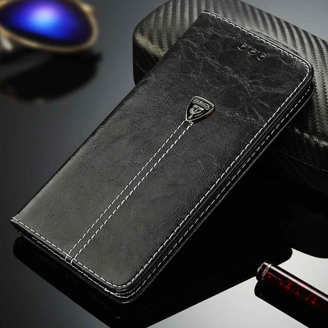 Flip Leather Phone Case Wallet Card Slots Cases Cover For iPhone