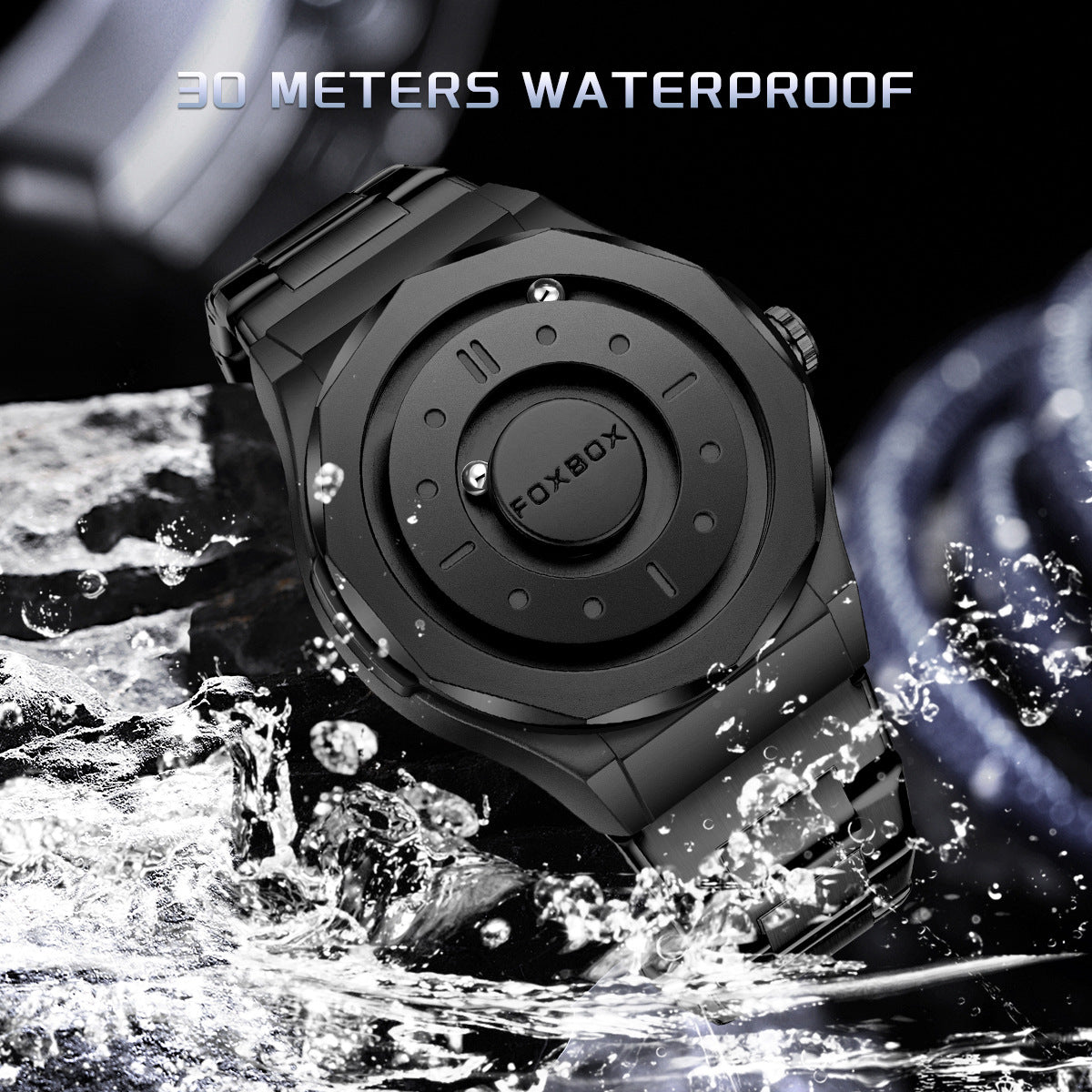 Foxbox/Outdoor Cool Magnetic Levitation Watch Men's High-Tech Creative Personality Concept Watch