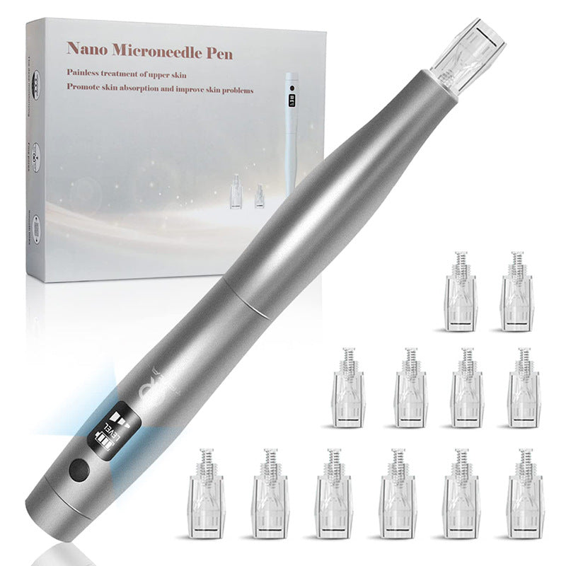 Electric nano-freckle and acne-removing beauty pen facial water light import resident face moisturizing nano crystal import instrument