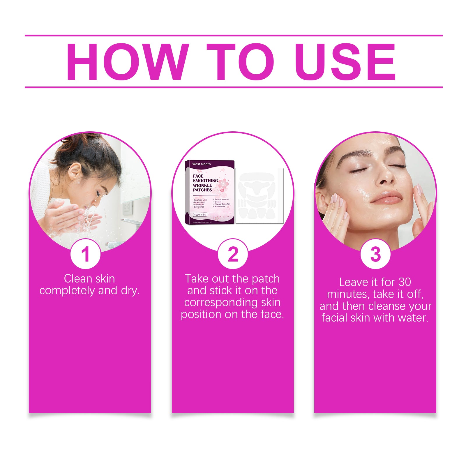 Facial Care Patch Facial Relaxation Skin Massage Treatment Nourishing Skin Care Massage Patch